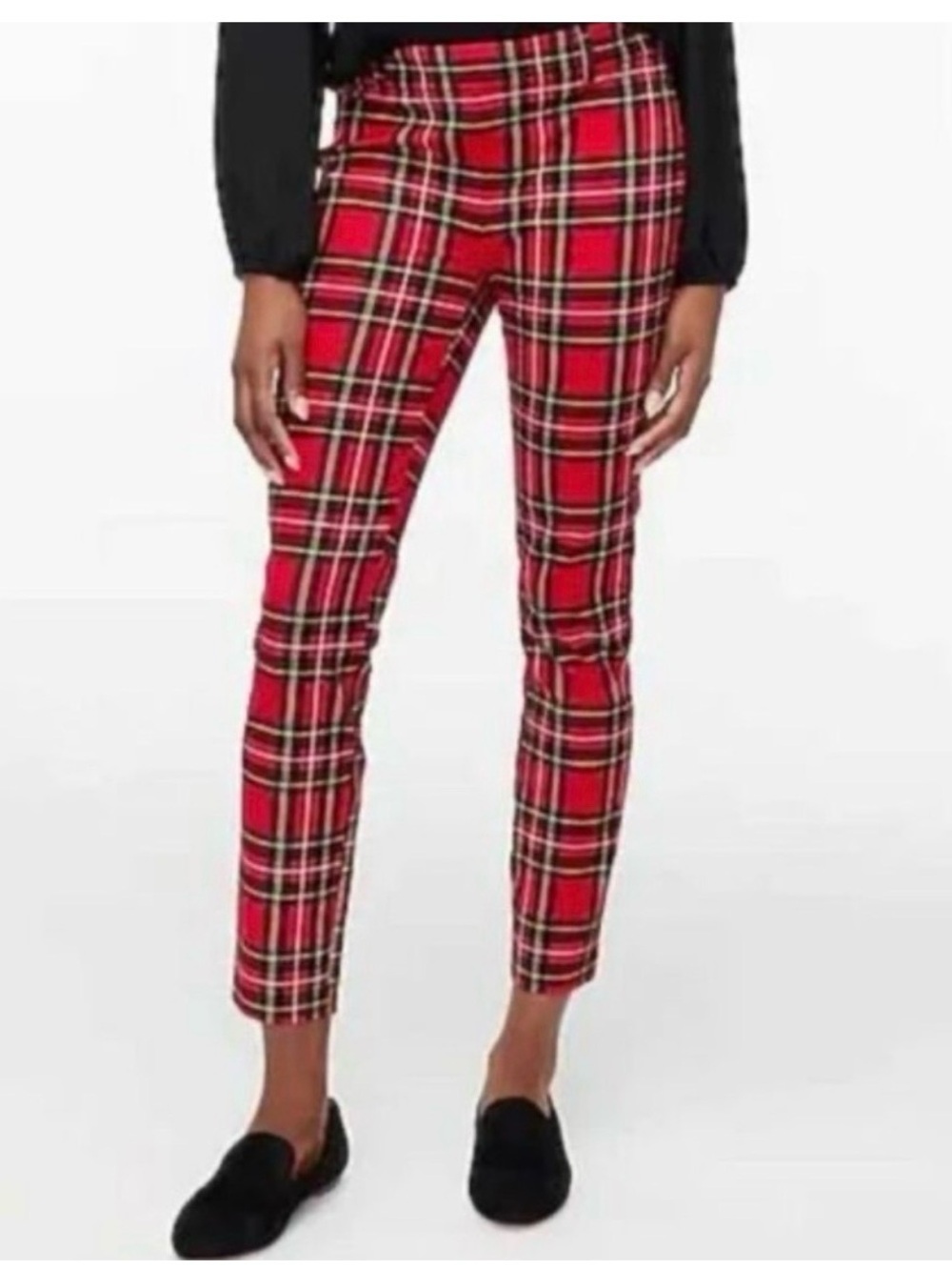 J. Crew Red Plaid Tartan Winnie Pants